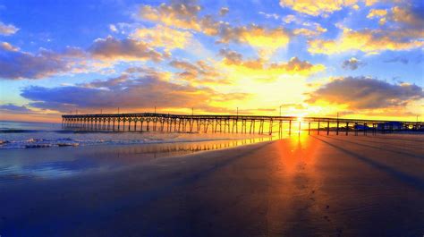 Holden Beach Fishing Pier Photograph by Chad Simpson - Fine Art America