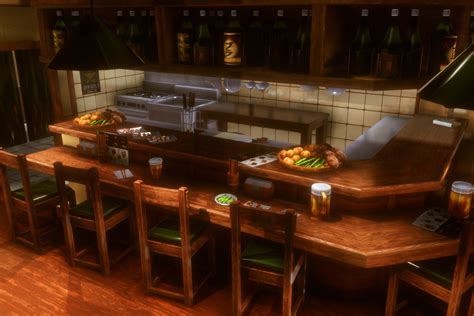 Anime Style Izakaya | 3D Interior | Unity Asset Store