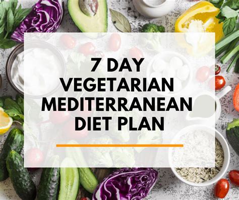 7 Day Vegetarian Mediterranean Diet Meal Plan (PDF & Menu) - Medmunch