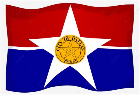 Dallas City Flag Texan, Wind, Graphic, Emblem PNG Transparent Image and ...