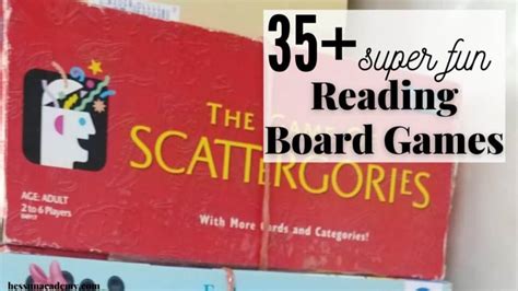 35+ Great Reading Board Games for Kids - Hess UnAcademy