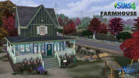 SIMS 4 SPEED BUILD- Full Farm and Farmhouse - YouTube