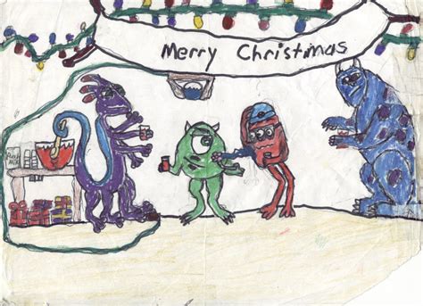 Monsters Inc. Christmas by Gods-Dragon on DeviantArt