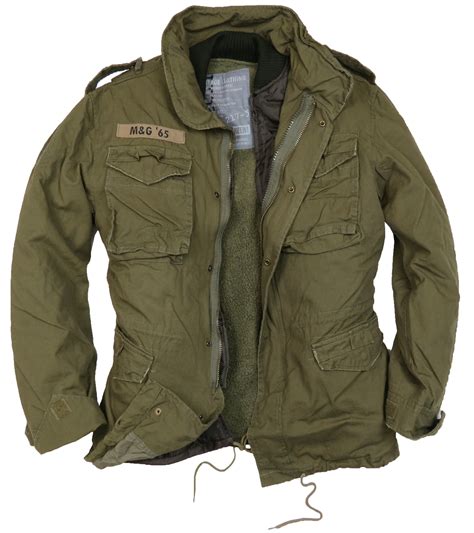 Brand New M65 Infantry Jacket Black / Olive Green Mens Military Fashion ...