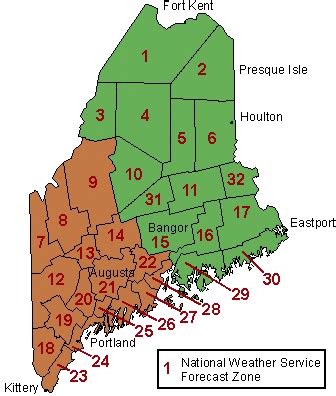 Zones | Maine Emergency Management Agency