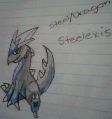 New steel dragon pokemon (Stage 2) by BreezeFox on DeviantArt