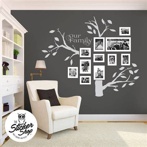 Family Tree Decals Photo Wall - Etsy