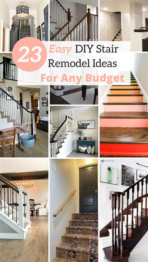 23 DIY Design Ideas and Tips to Remodel Your Staircase