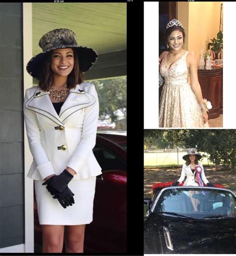 Beautiful in white. #homecoming #suits #hats #rhinestonerunway # ...