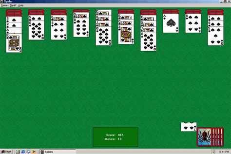 Microsoft Spider Solitaire - motherfasr