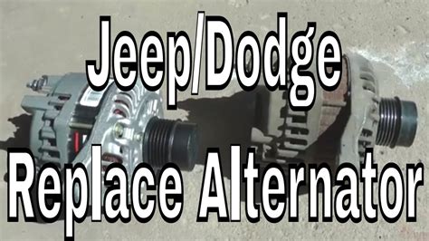 Jeep Compass Alternator Replacement (Dodge Caliber) - YouTube