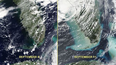 Satellite imagery shows how Hurricane Irma left its mark on the planet ...