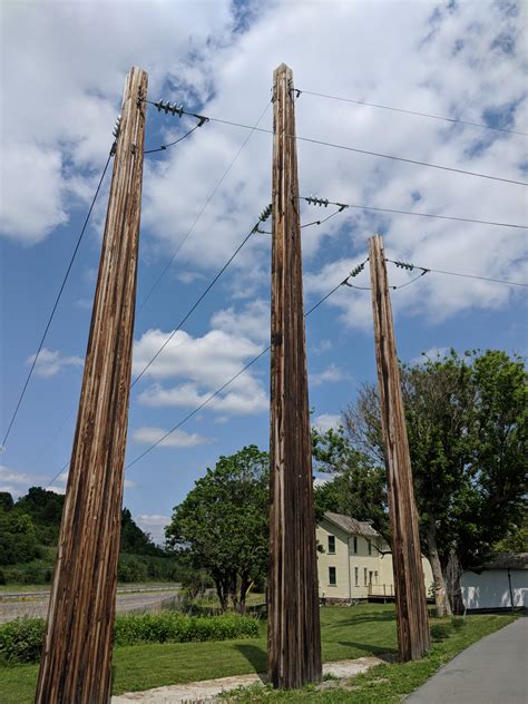 Pretty Cool Power Poles - Laminated Wood