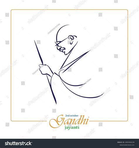 603 Mahatma Gandhi Drawing Images, Stock Photos, and Vectors | Shutterstock