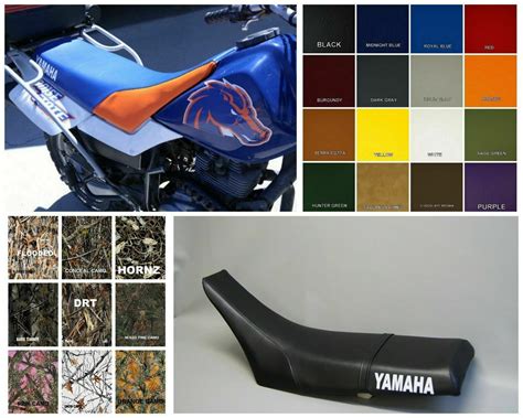 Yamaha TW200 Seat Cover 1987 - 2012 in CUSTOM OPTIONS AND 2-TONE (PS/SIDE ST) - ATV Parts