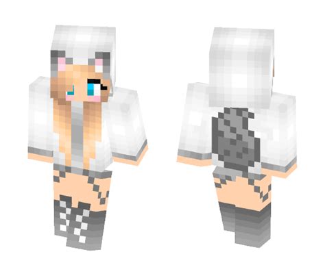 Download Blonde Wolf Girl Minecraft Skin for Free. SuperMinecraftSkins