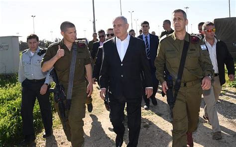 Netanyahu hails army readiness, says forces ready for ‘crushing attack ...