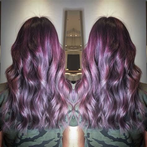 Dusty purple | Long hair styles, Hair color, Hair styles