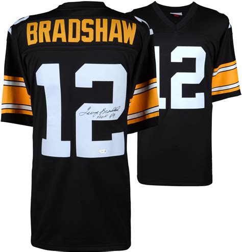 Terry Bradshaw Pittsburgh Steelers Autographed Mitchell & Ness ...