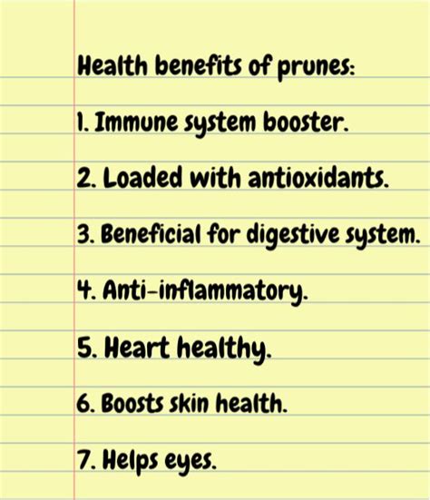 Health benefits of prunes. in 2020 | Prunes benefits, Health, Immune health