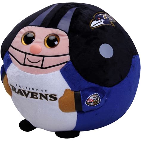 Ty Inc Baltimore Ravens Beanie Ballz 13" Plush Toy