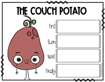 THE COUCH POTATO BOOK UNIT by Fun With Books | Teachers Pay Teachers