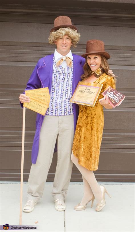 Willy Wonka's Oompa Loompas and the GOLDEN Ticket Costume - Photo 3/4 | Cute couple halloween ...