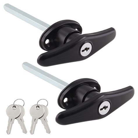 Buy Qjaiune Truck Cap Locking T-Handles 2 Pack Camper Topper Lock, Camper Shell Locks and Keys T ...