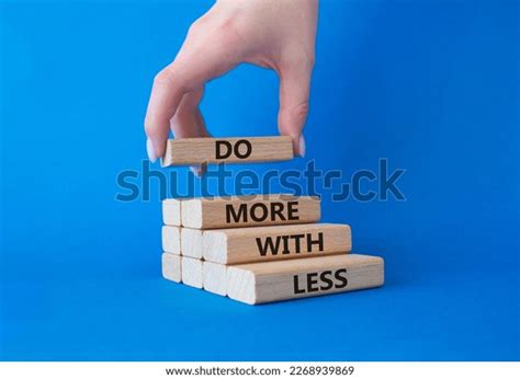 Do More Less Symbol Concept Words Stock Photo 2268939869 | Shutterstock