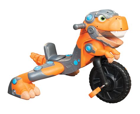 Little Tikes Chompin‘ Dino Trike Toddler Tricycle with Realistic Dinosaur Sounds and Adjustable ...