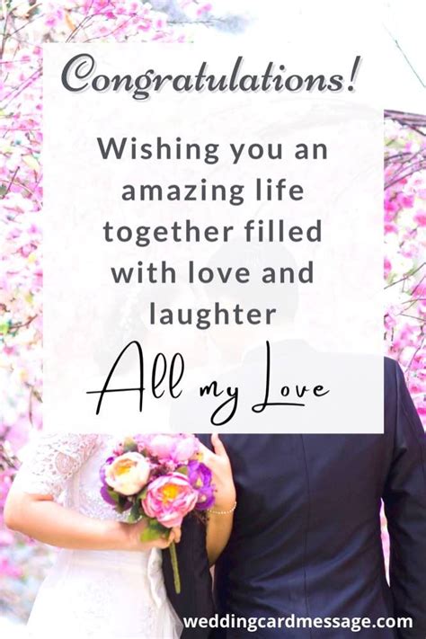 35 Wedding Wishes for a Cousin - Wedding Card Message | Wedding wishes ...