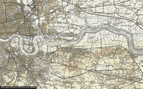 Old Maps of Woolwich, Greater London - Francis Frith