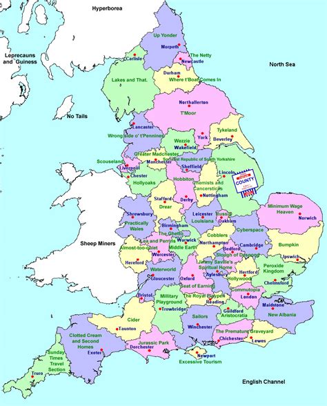 County Map Of England With Roads - United States Map