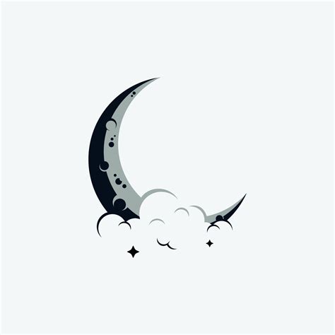 Moon logo design template 11071788 Vector Art at Vecteezy