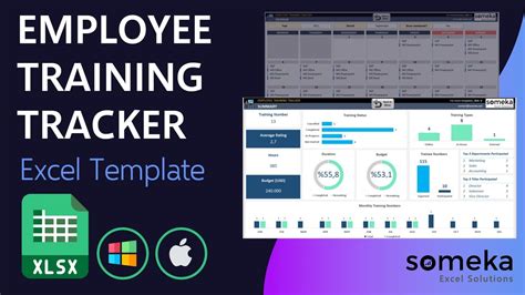 Employee Training Tracker | Excel template to plan and track learning! - YouTube