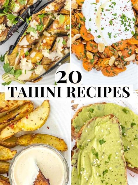 Tahini Recipes Story - The Plant Based School