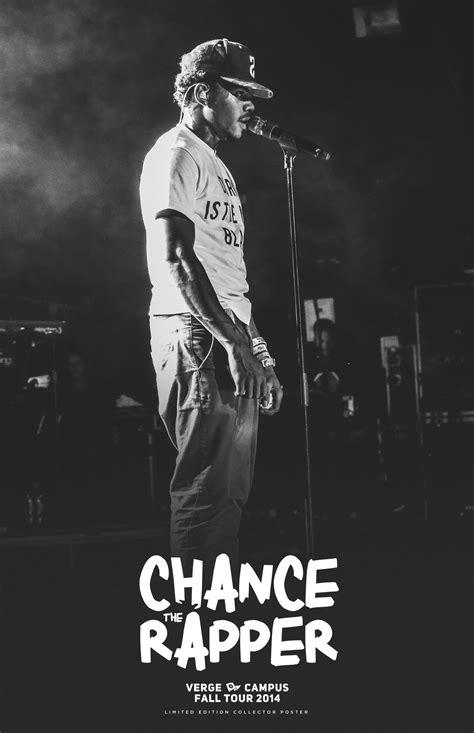 Verge Campus Tour Promotional Poster (Chance The Rapper) Chance The ...