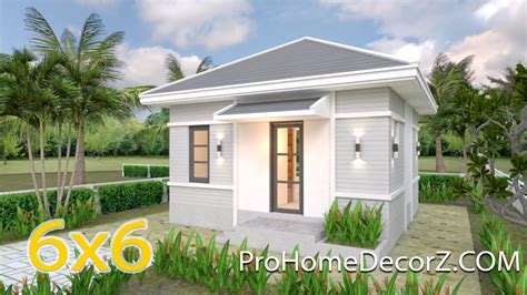 Custom Tiny Homes 6x6 with Hip Roof - Pro Home DecorZ