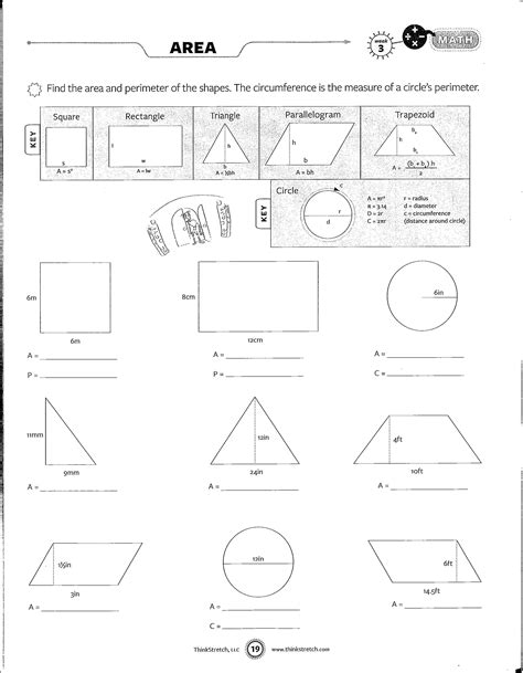 Area And Perimeter Grade 4