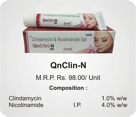 Clindamycin and Nicotinamide Gel