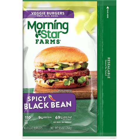 MorningStar Farms® Spicy Black Bean Burgers