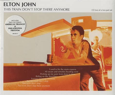 Elton John This Train Don't Stop There Anymore European 2-CD single set (Double CD single) (202803)