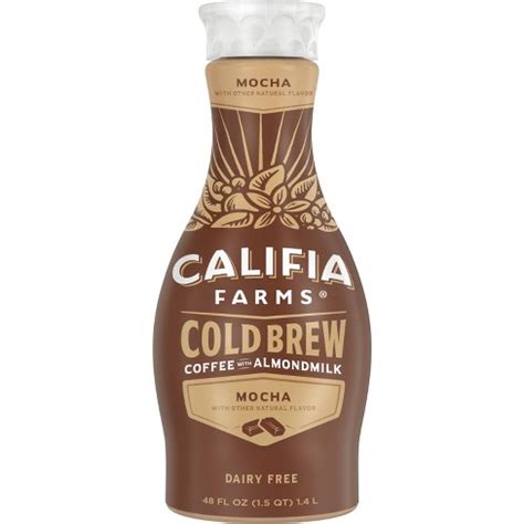 Califia Farms Mocha Cold Brew Coffee With Almond Milk - 48 Fl Oz : Target