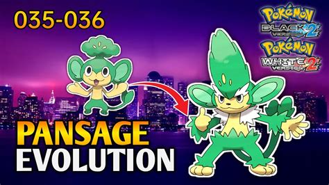 How To Evolve Pansage In Pokemon Black 2 & White 2 | Unova Pokedex - YouTube