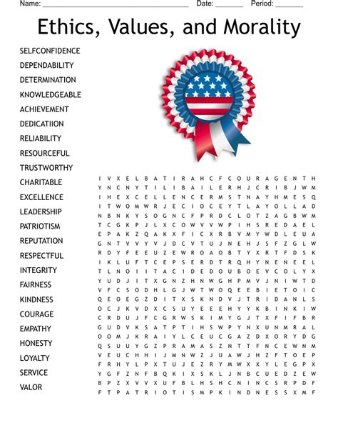 Work Ethics Word Search - Infoupdate.org