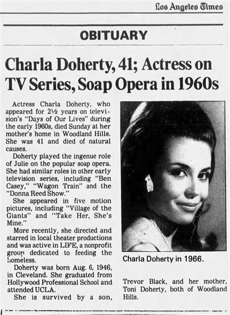 Charla Doherty - Newspapers.com™