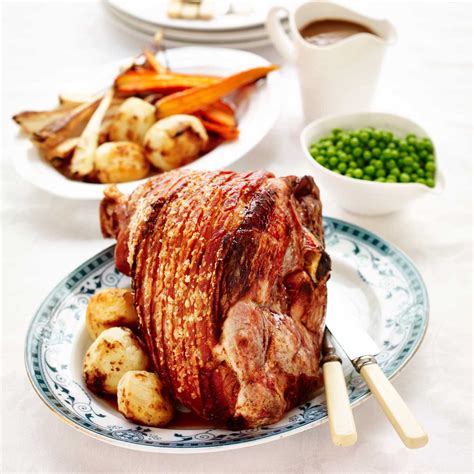 Traditional roast pork leg with crackling | Australian Pork