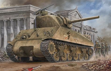 Download Tank Military M4 Sherman HD Wallpaper