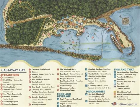 Castaway Cay (Bahamas Disney private island) cruise port schedule | CruiseMapper