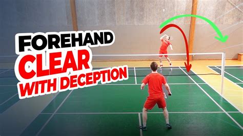 Badminton Clear - Add deception and trick your opponent - YouTube